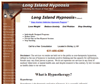 Tablet Screenshot of longislandhypnosis.com